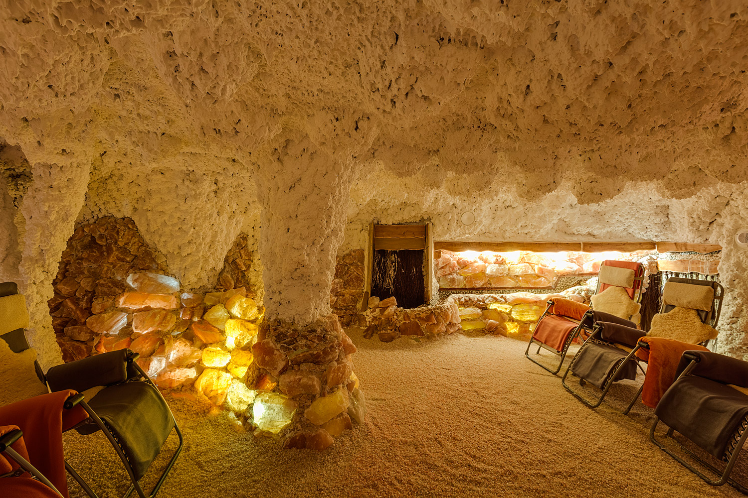Innenansicht der Salzgrotte