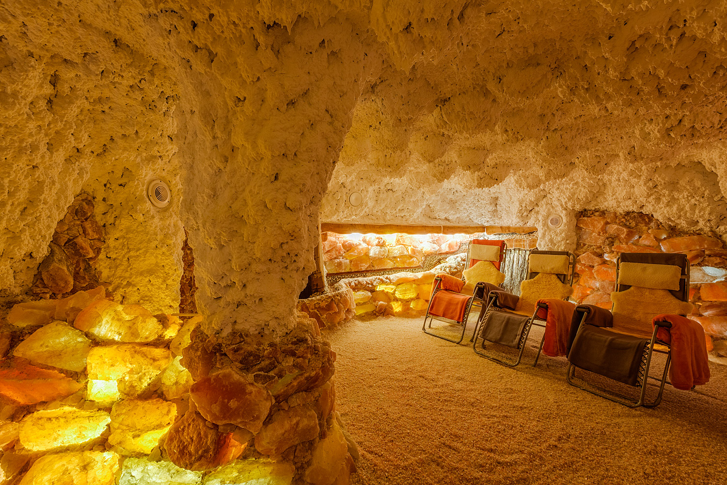 Wellnessbereich der Salzgrotte